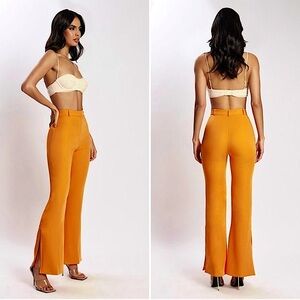 Meshki Arabella flared split pants